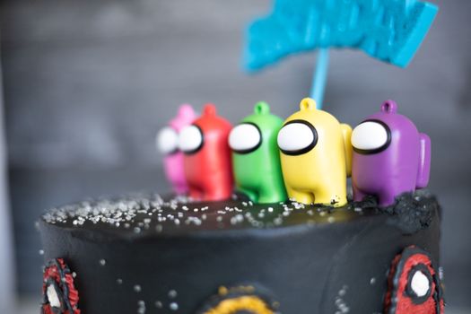 Colorful Minions in Row