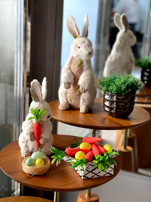 Rabbit Figurine on the Table
