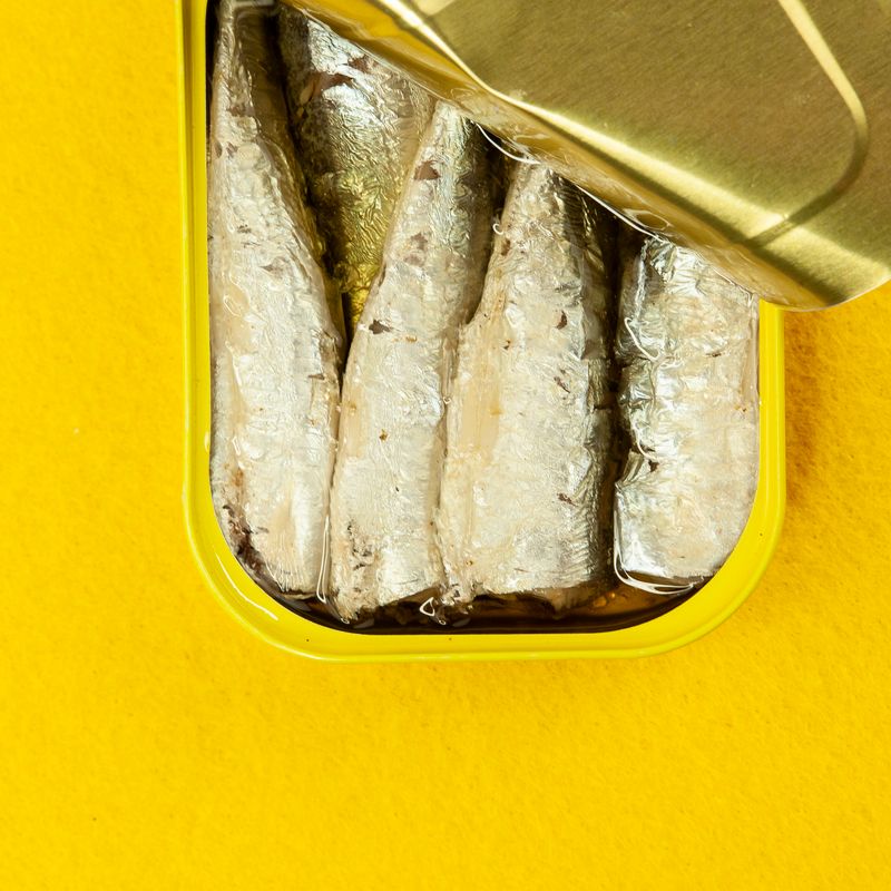 Canned Sardine and Tomato Wrap