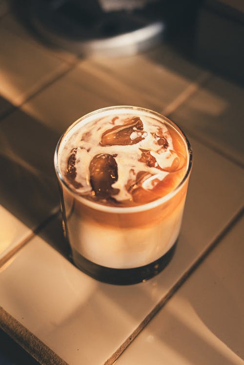 Close-Up Photo of Iced Coffee