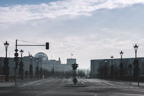 Imagine de stoc gratuită din alb-negru, asfalt, Berlin