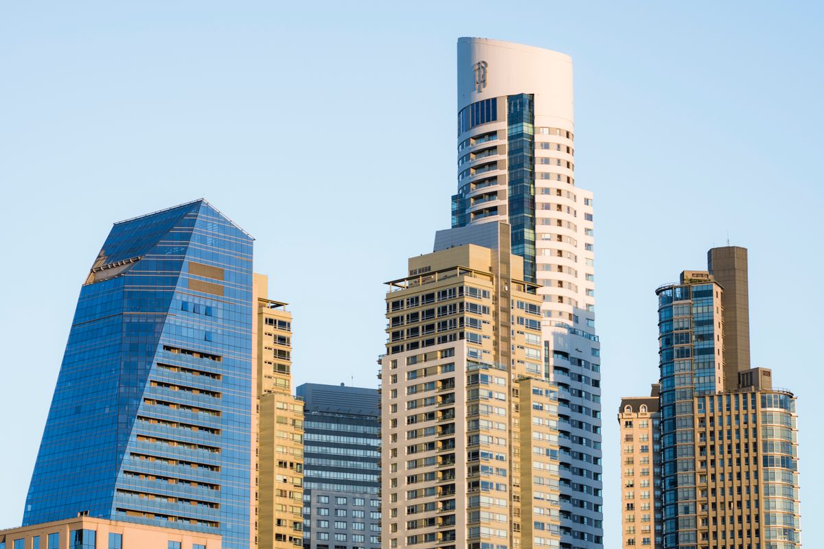 Buenos Aires skyline with modern buildings