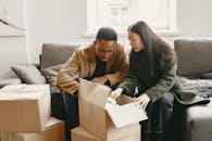 A Couple Sitting on the Couch