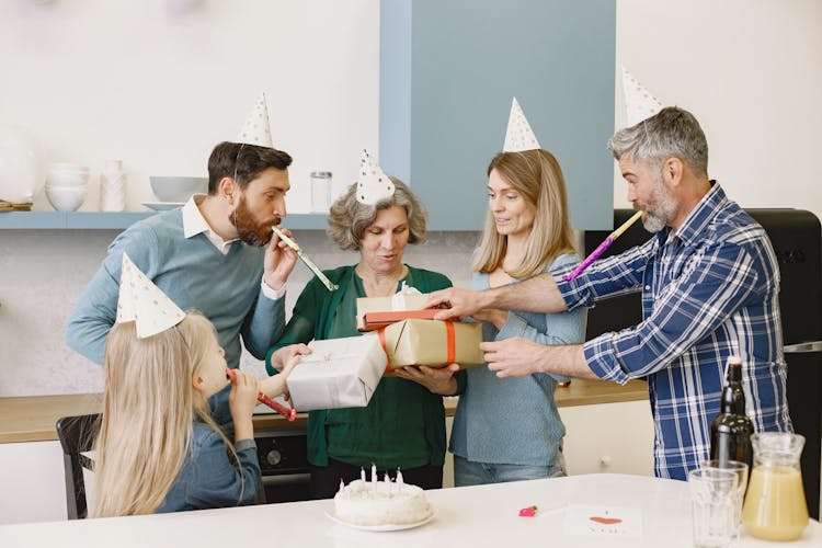 People Giving Gifts