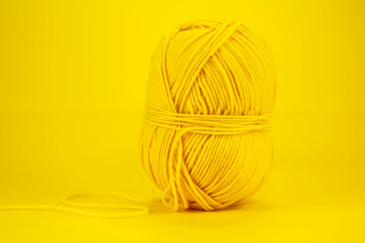 Yellow Woolen Yarn For Knitting