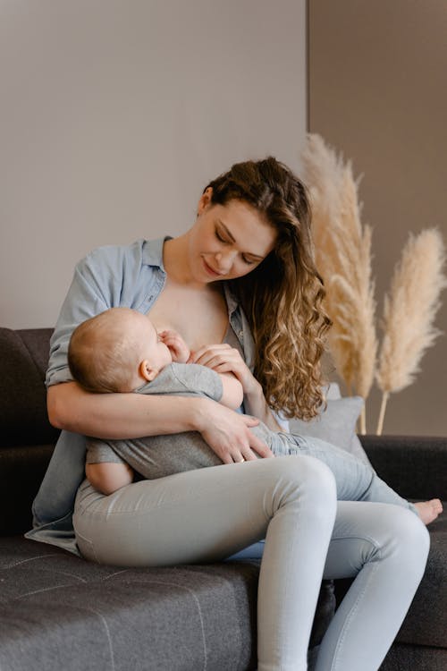 Mother Breastfeeding her Child