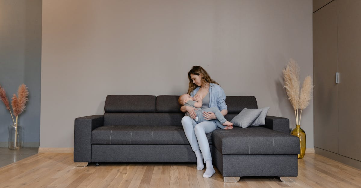 Breastfeeding newborn baby