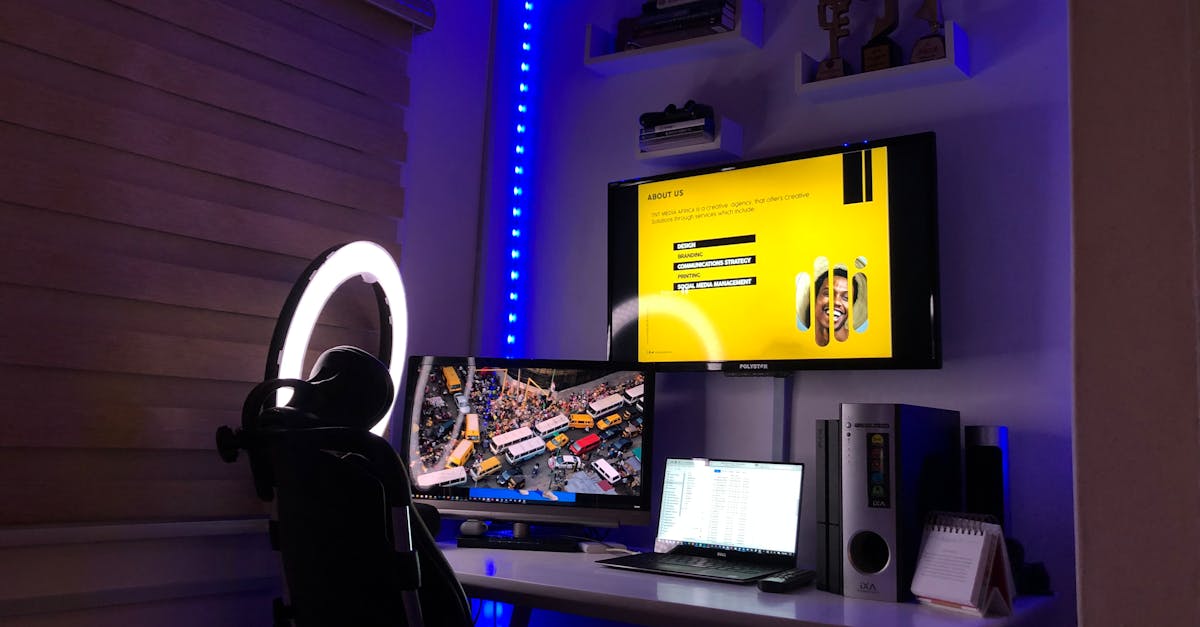 Photo of a Computer Set Up · Free Stock Photo