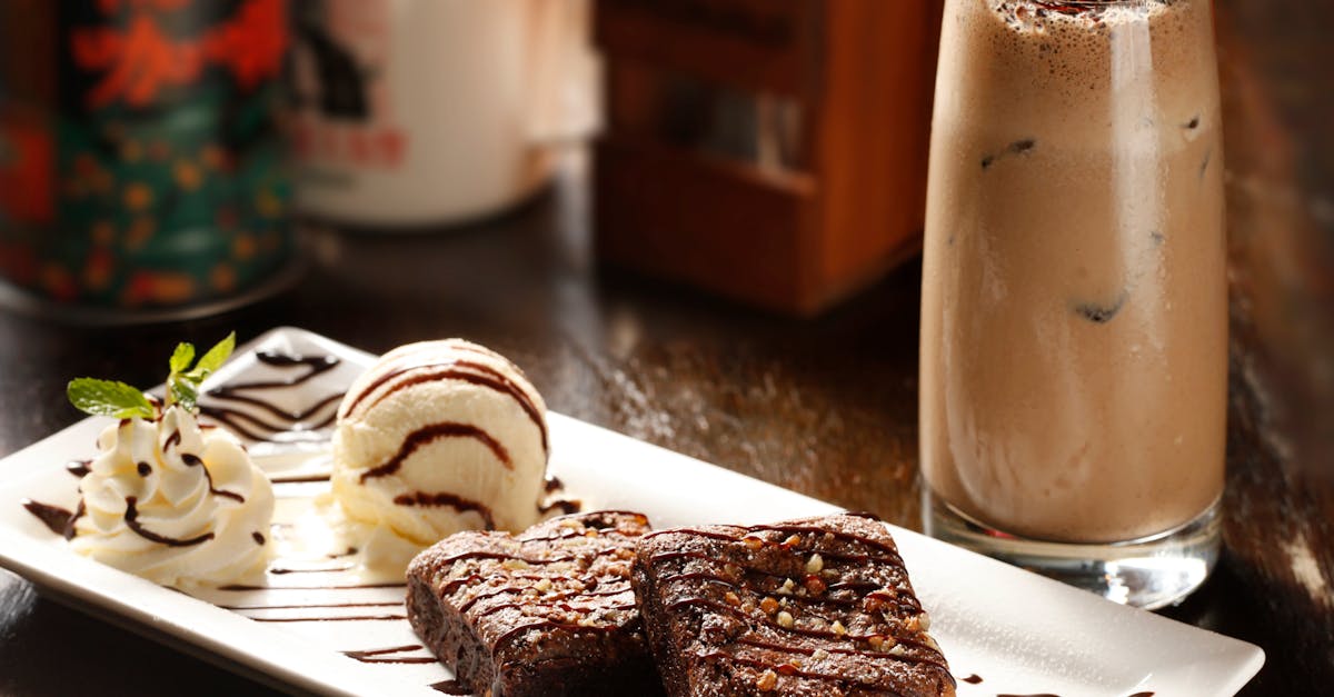 Coffee Smoothie With Chocolate Syrup, Banana, And Whipped Cream
