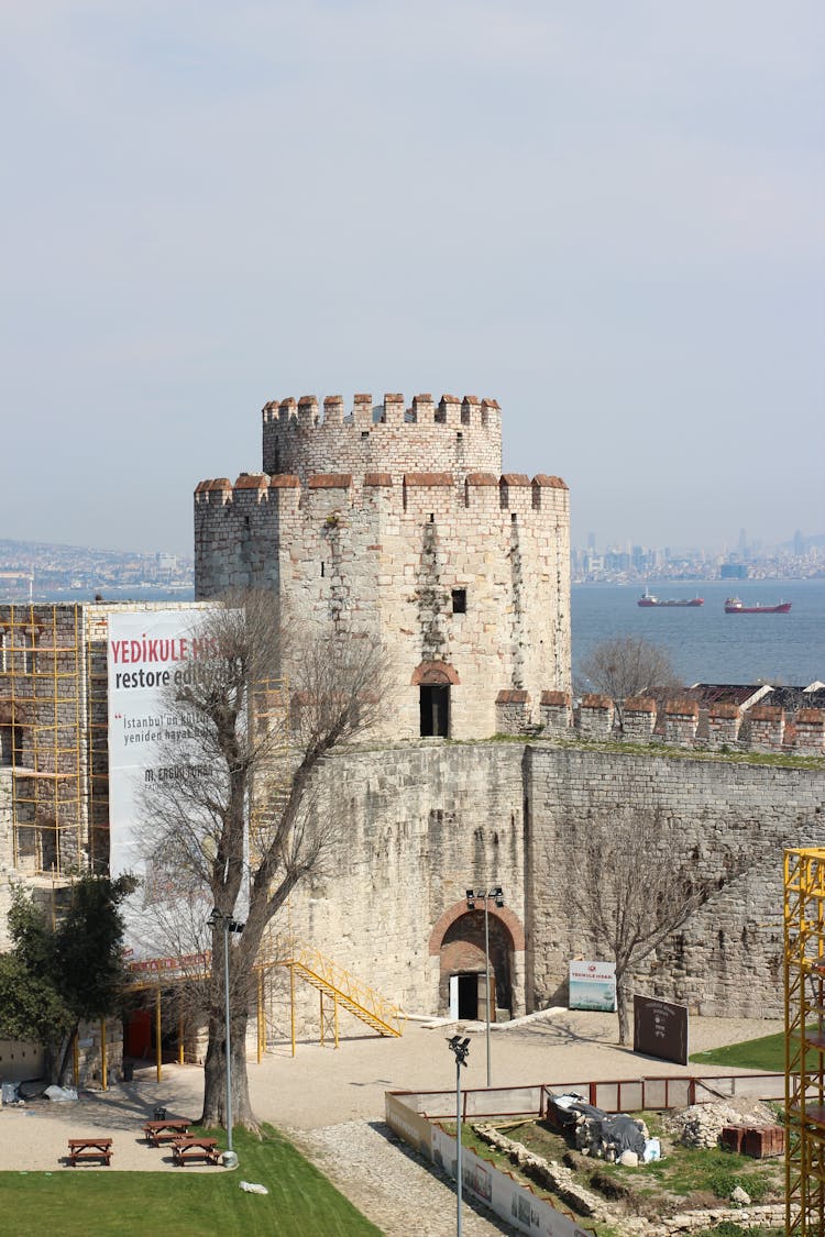 Aerial Photography Of Yedikule Dungeons Museum