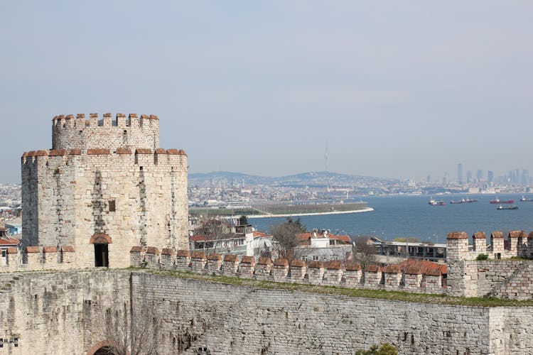 Yedikule Dungeons Museum Under White Sky