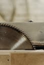 Table Saw in Close-Up Shot