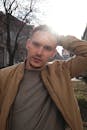 Young man in casual wear in sunlight