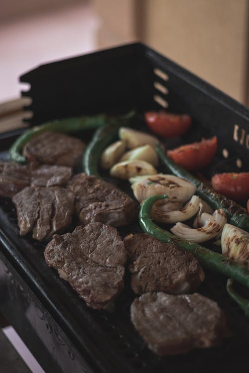 Foto profissional grátis de alimento, bife, carne bovina