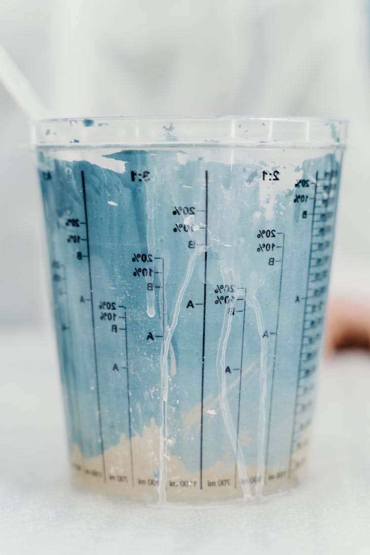 Water In Measuring Cup 