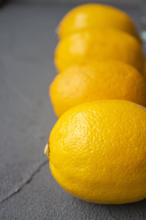 Free Close-Up Shot of Lemons Stock Photo