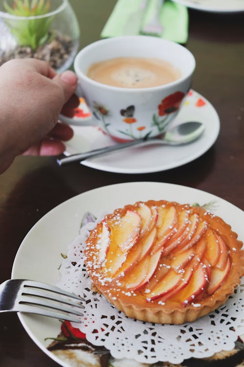 Kostnadsfri bild av äppelkaka, aptitlig, café mat