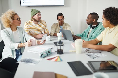 People Having a Meeting