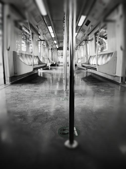 Free stock photo of black-and-white, delhi, delhi metro Stock Photo