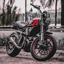 Red and Black Motorcycle on Road