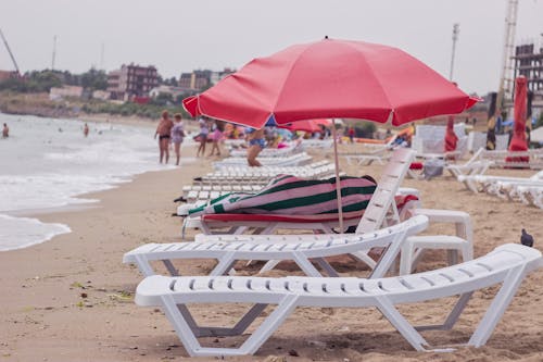 açık hava, gölgelik, kum içeren Ücretsiz stok fotoğraf