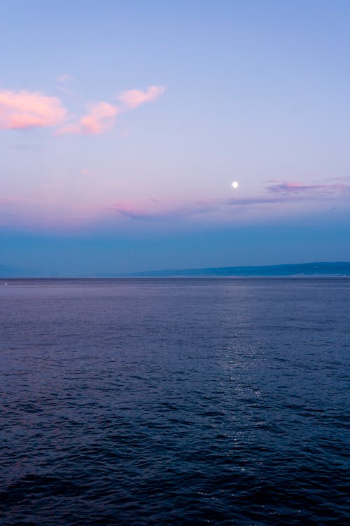 Blue Sea Under Blue Sky