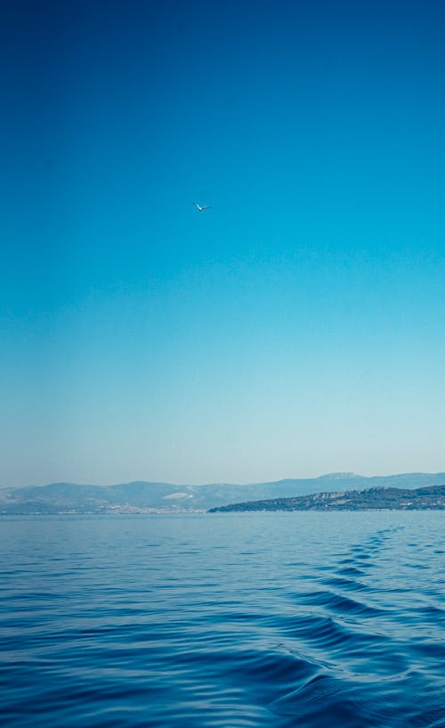 Kostnadsfria Kostnadsfri bild av berg, blå himmel, blått vatten Stock foto