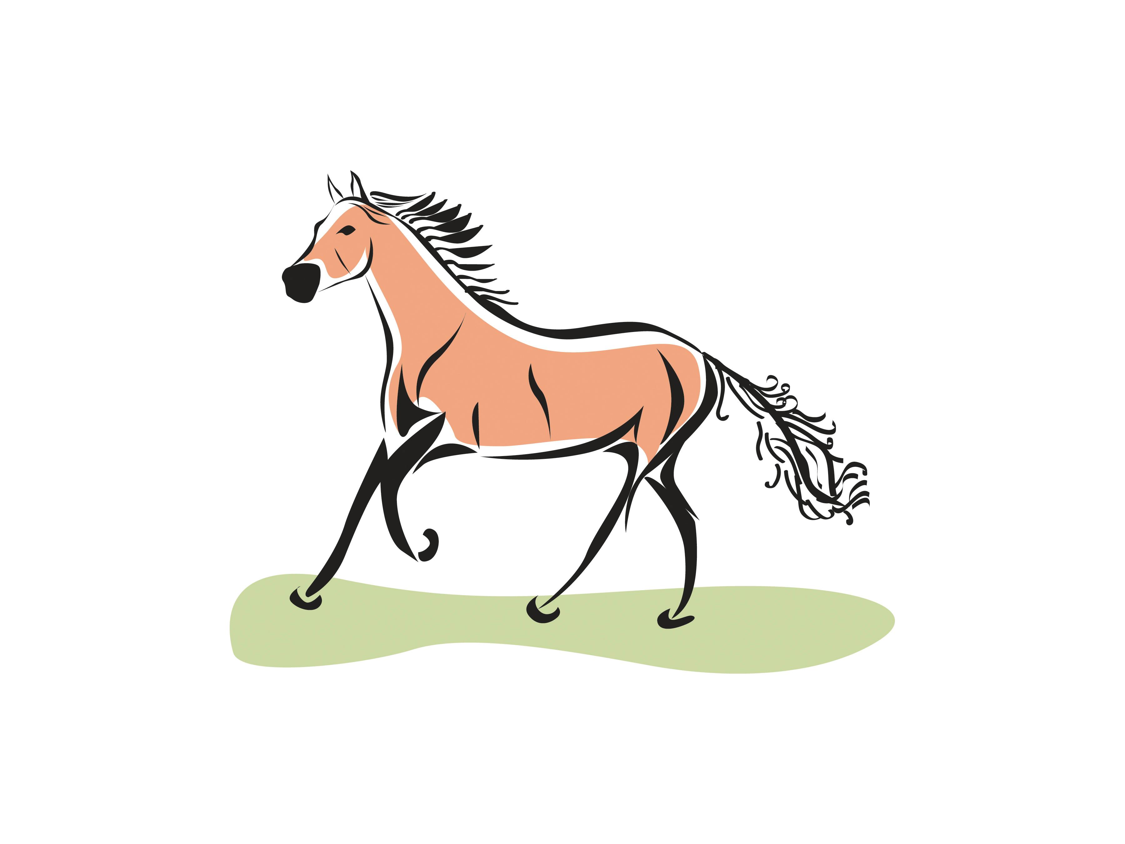 Free stock photo of Horse illustration