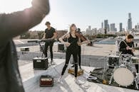 Band doing a Performance