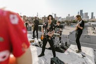 Band doing a Performance