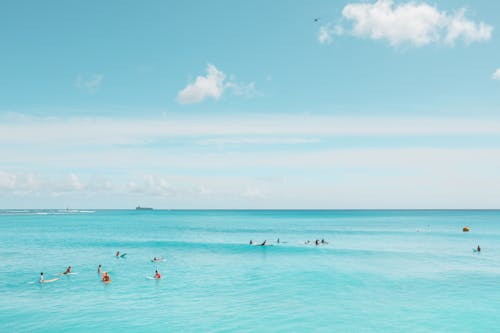 Gratis stockfoto met baai, blauwe lucht, blauwgroen