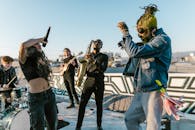 Band doing a Performance