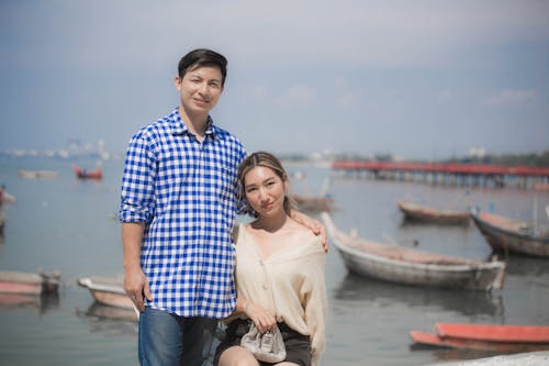 A Couple Photoshoot Near the Sea