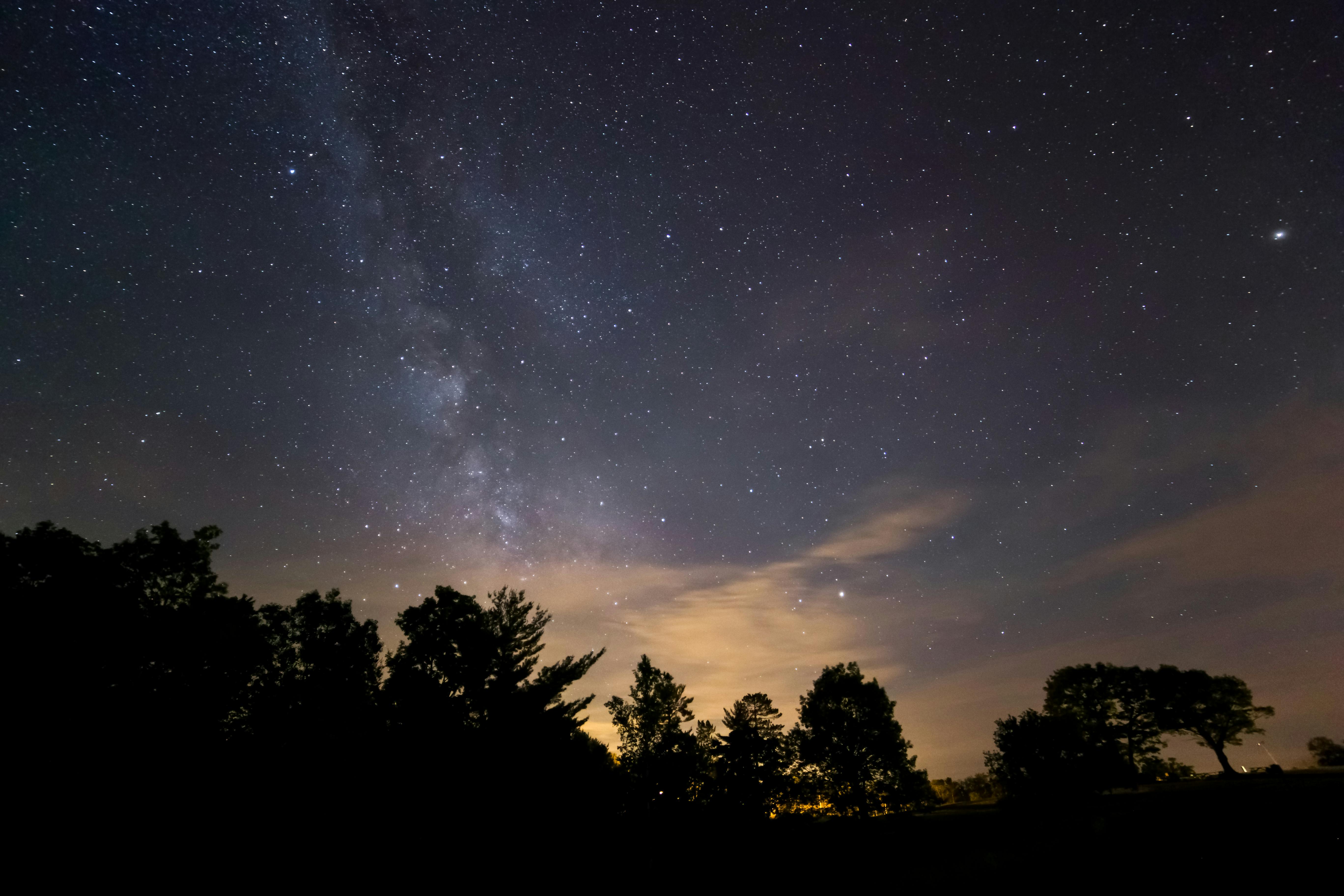 Foto profissional gratuita de estrelas, noite, via láctea