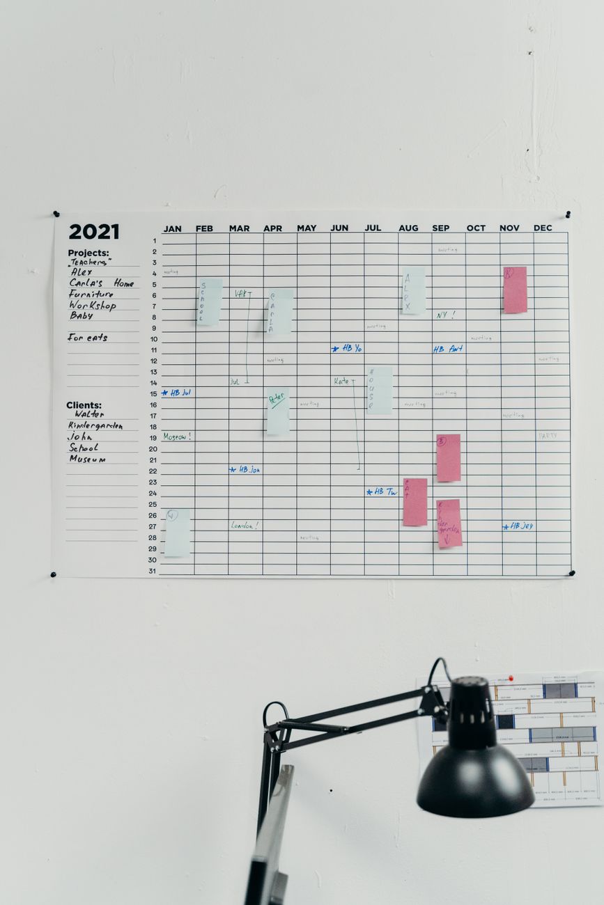 planning calendar