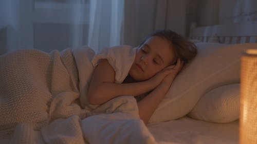 Free Girl Sleeping Soundly Stock Photo