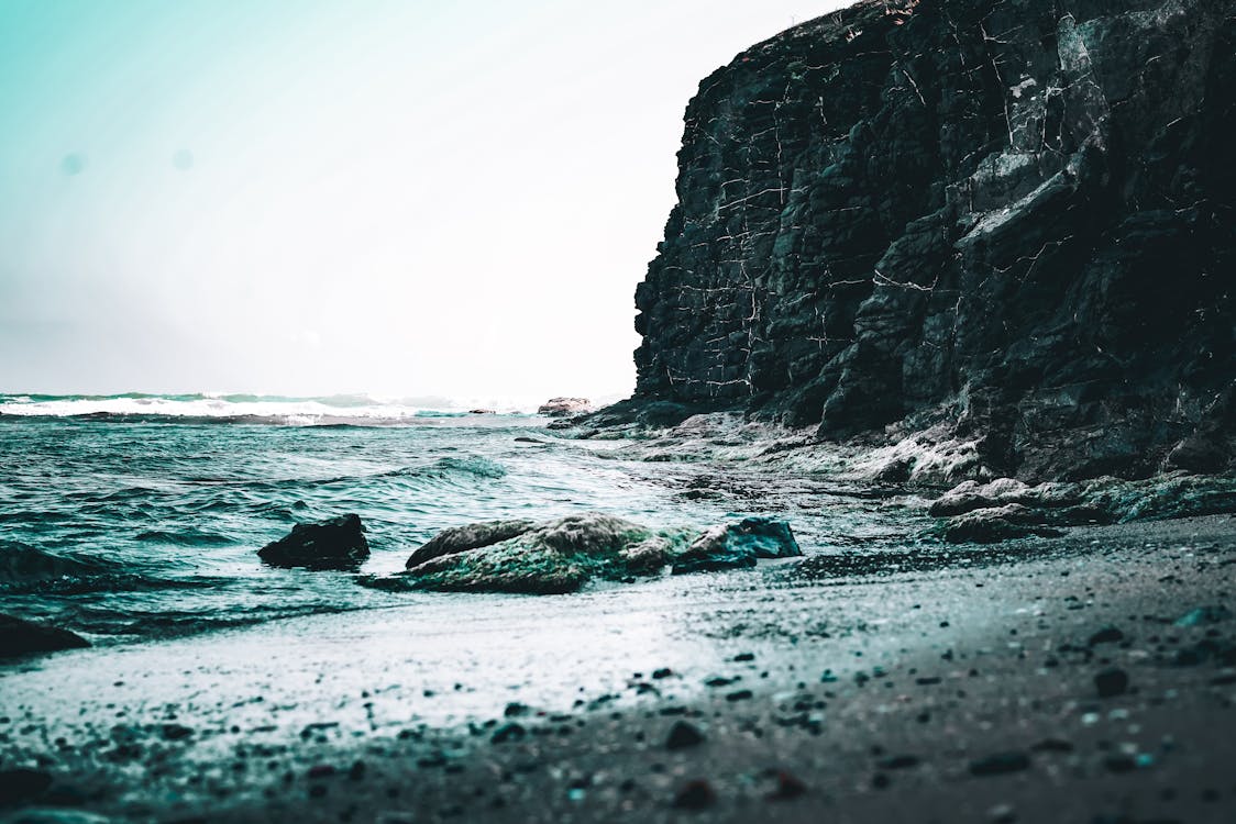 Waves Crashing the Shore