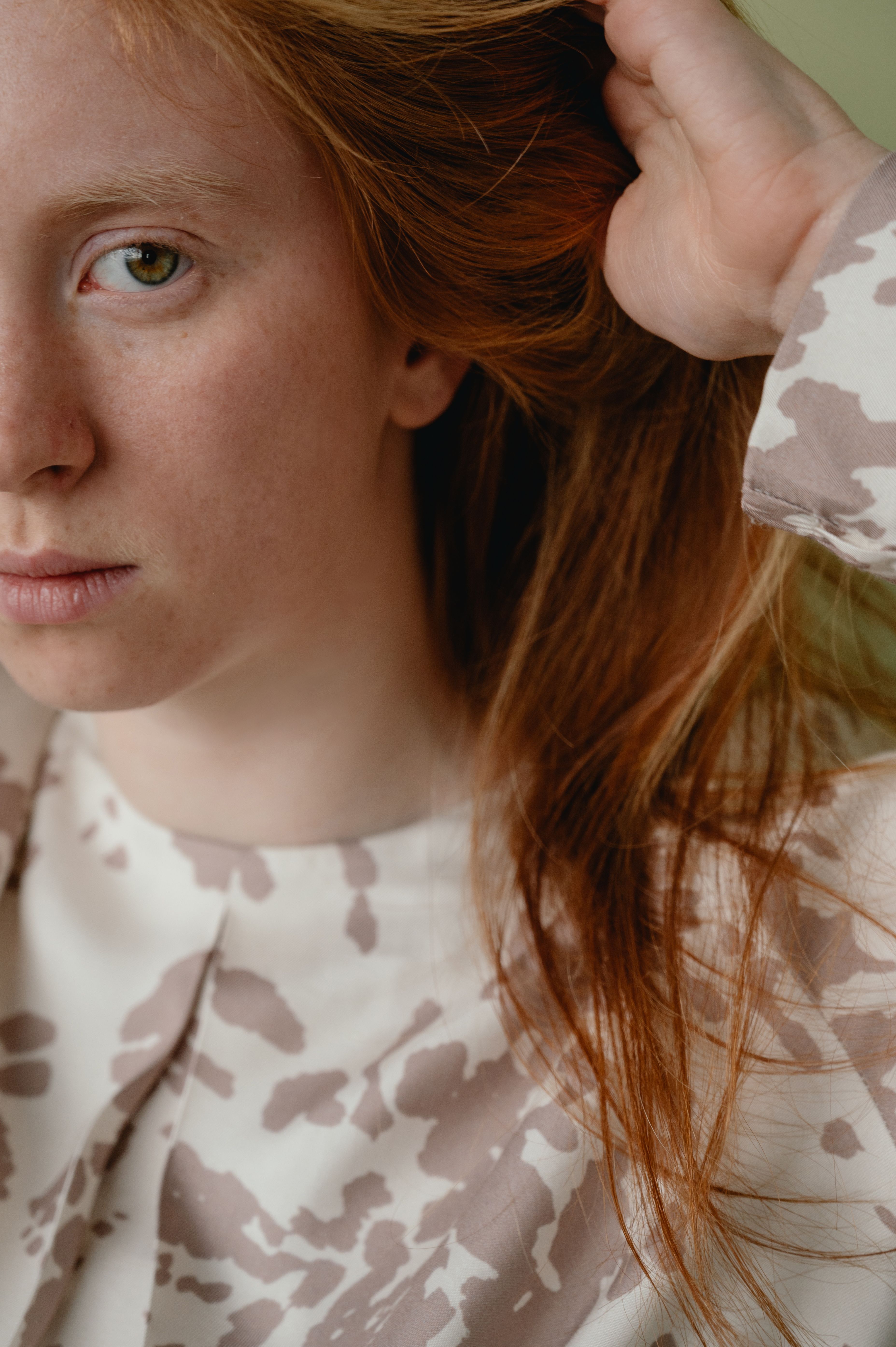 Portrait of a Girl with Red Hair · Free Stock Photo