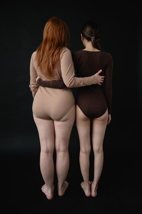 Back View of Two Women