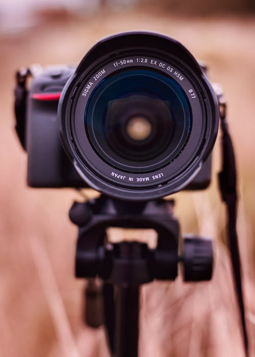 Close Up Shot of a Camera