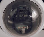 Close Up Shot of a CCTV Camera