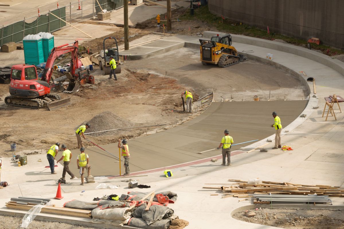 Concrete site work