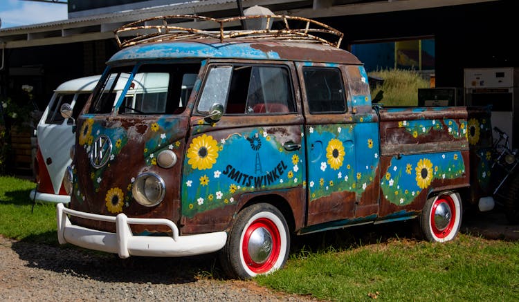 A Rusty Vintage Volkswagen For Restoration