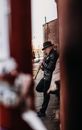 A Musician Playing A Soprano Saxophone on the Street