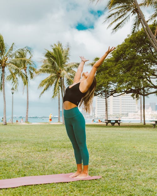 Woman Stretching Her Body