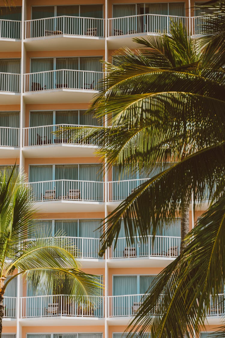 Multi Storey Building With Balconies