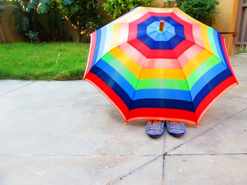 Multicolored Umbrella