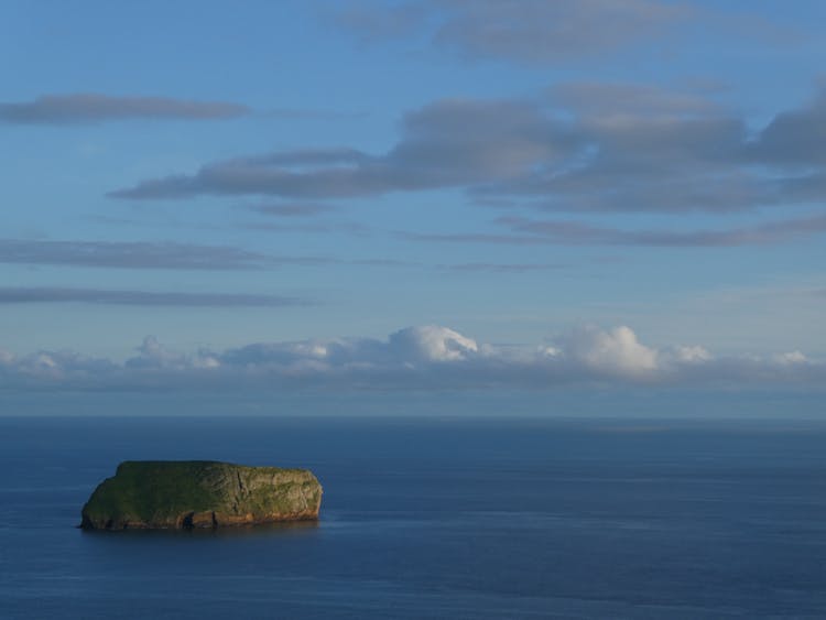 Drone Shot Of An Islet