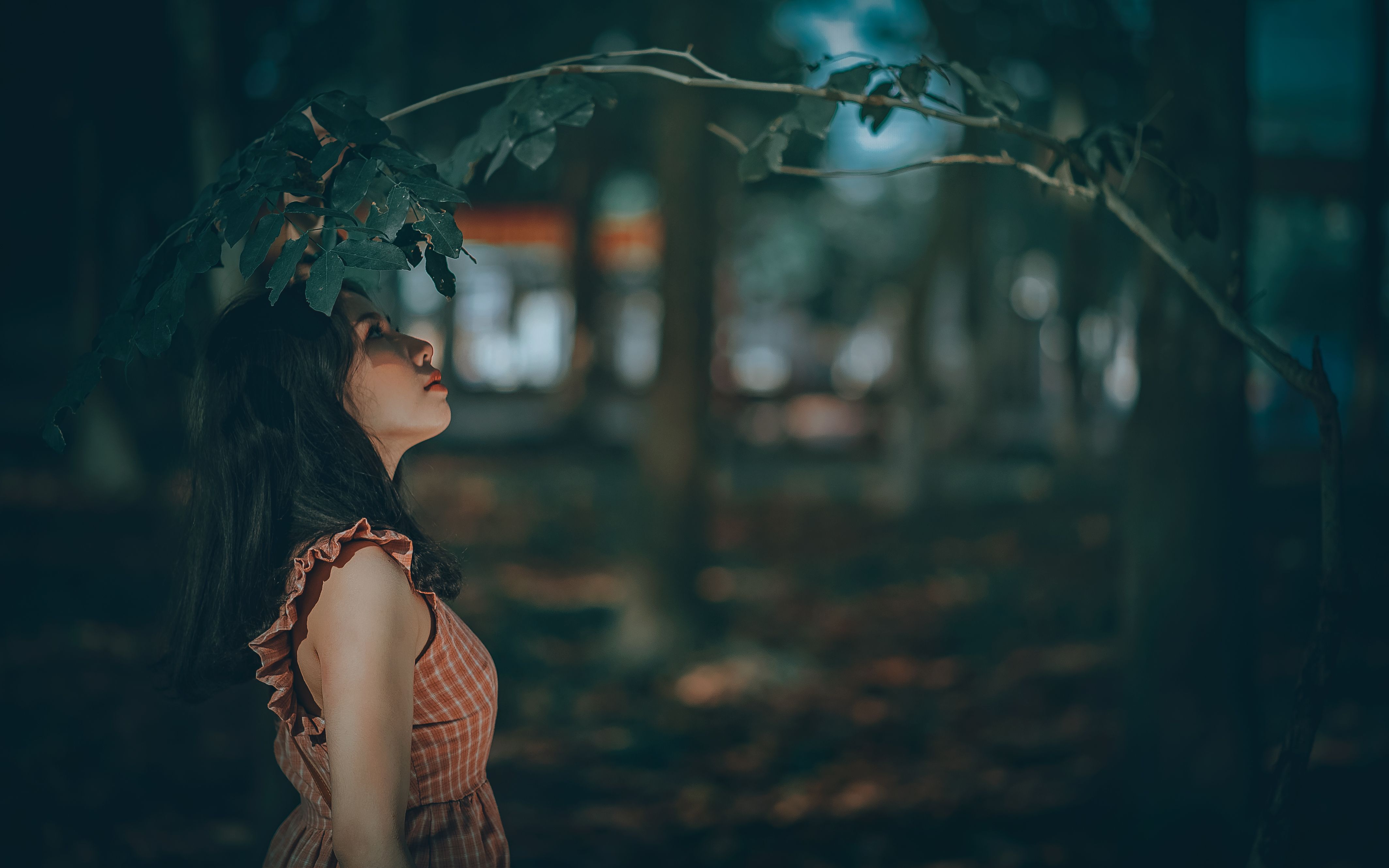 Woman Under Green Leaf Tree · Free Stock Photo