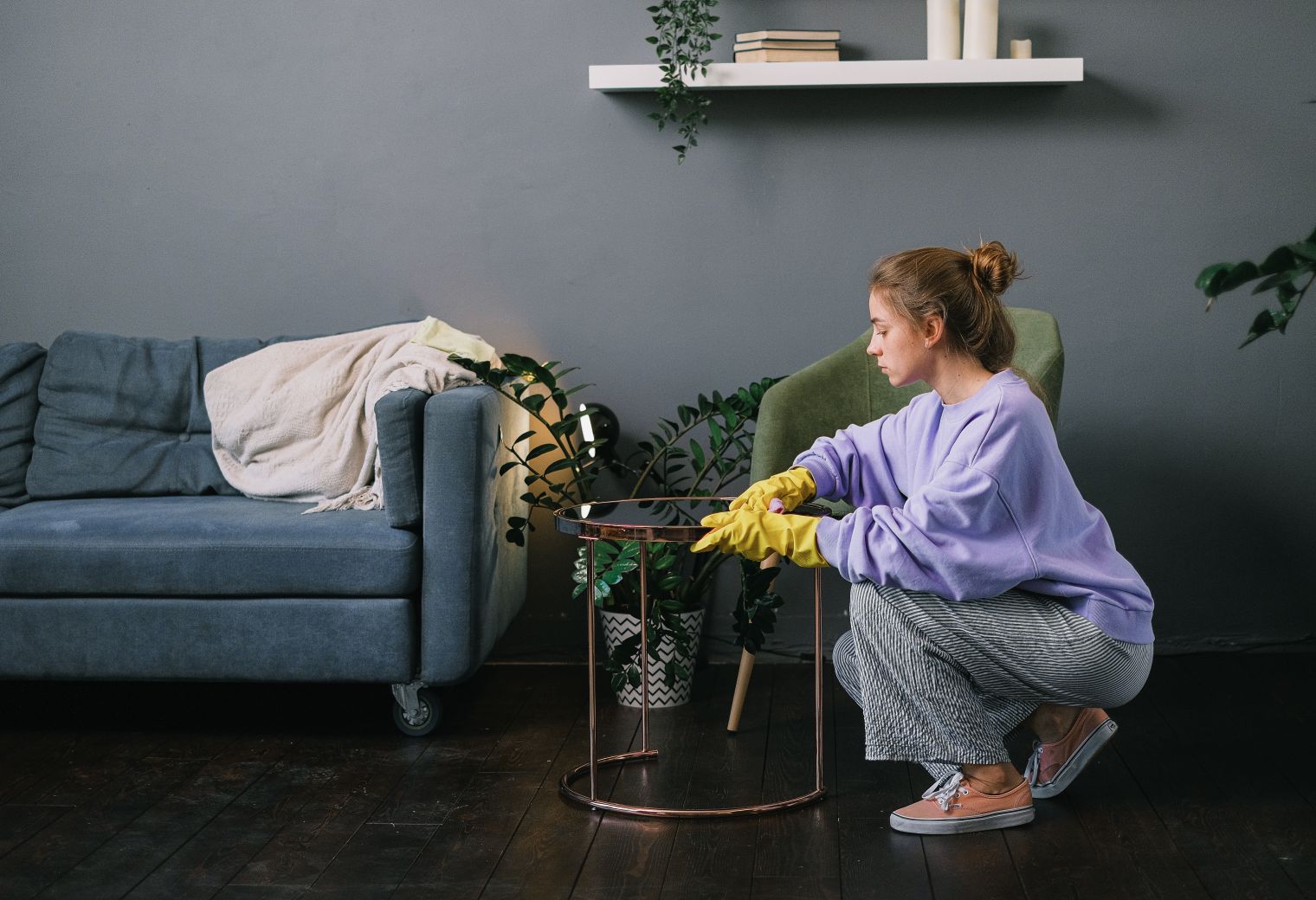 Steep — movers delivering furniture from a van